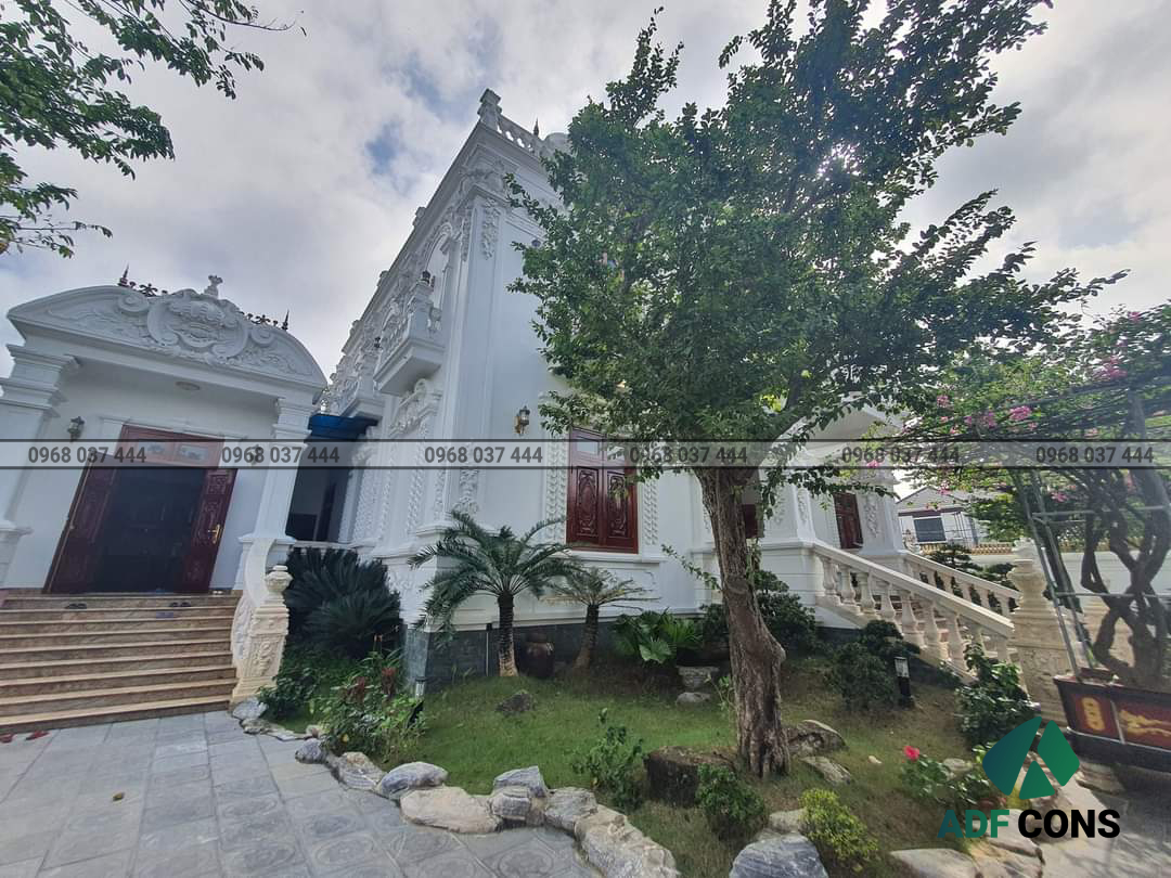 Bất kỳ khu vực nào trong căn biệt thự của anh Phương cũng đều được thi công rất cẩn thận, tỉ mỉ