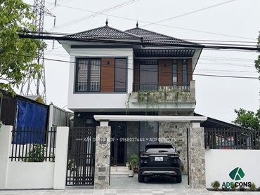 Xây Dựng Biệt Thự 2 tầng 100m2 cho nhà chị Oanh
