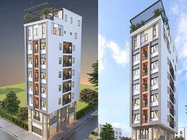 Mẫu chung cư mini 6,5x14m2