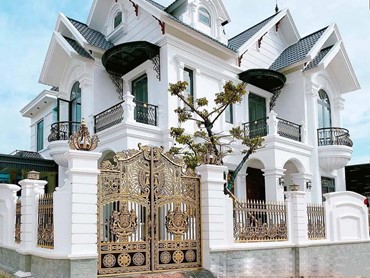 Công trình xây dựng biệt thự 3 tầng tại TP Thái Bình